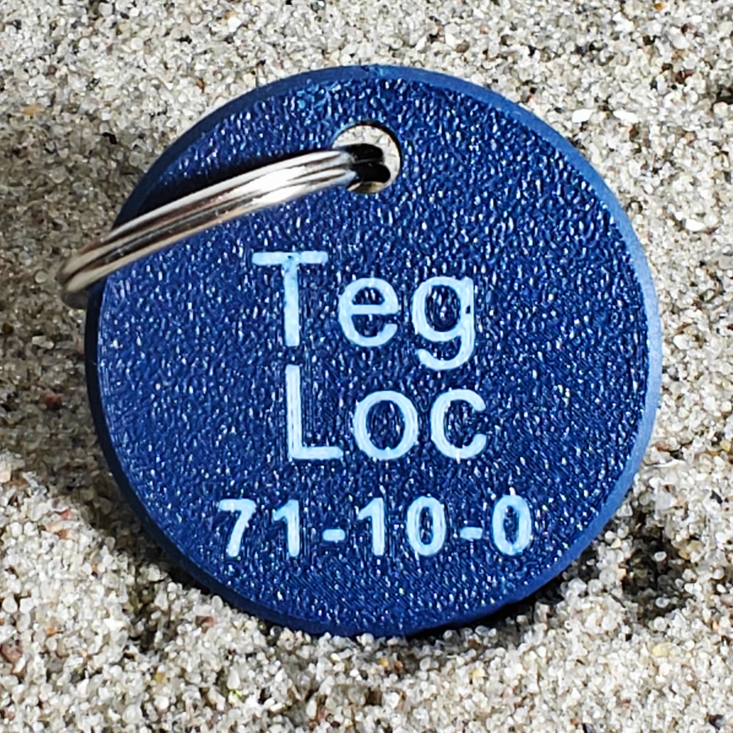 Rückseite des TEGs 71-10 Bundesland Nordrhein-Westfalen 2026 im Sand