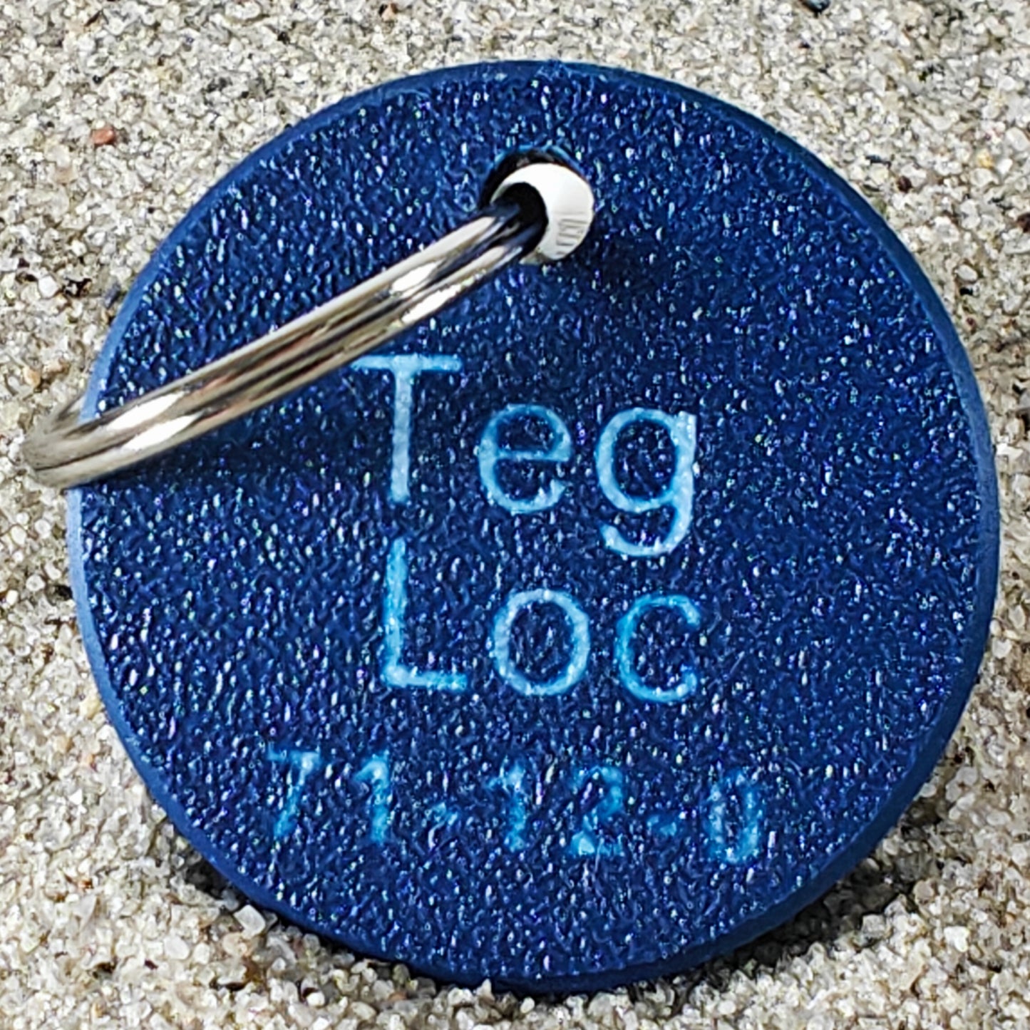 Rückseite des TEGs 71-12 - Bundesland Saarland 2026 im Sand