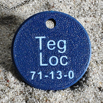 Rückseite des TEGs 71-13 - Bundesland Sachsen 2026 im Sand