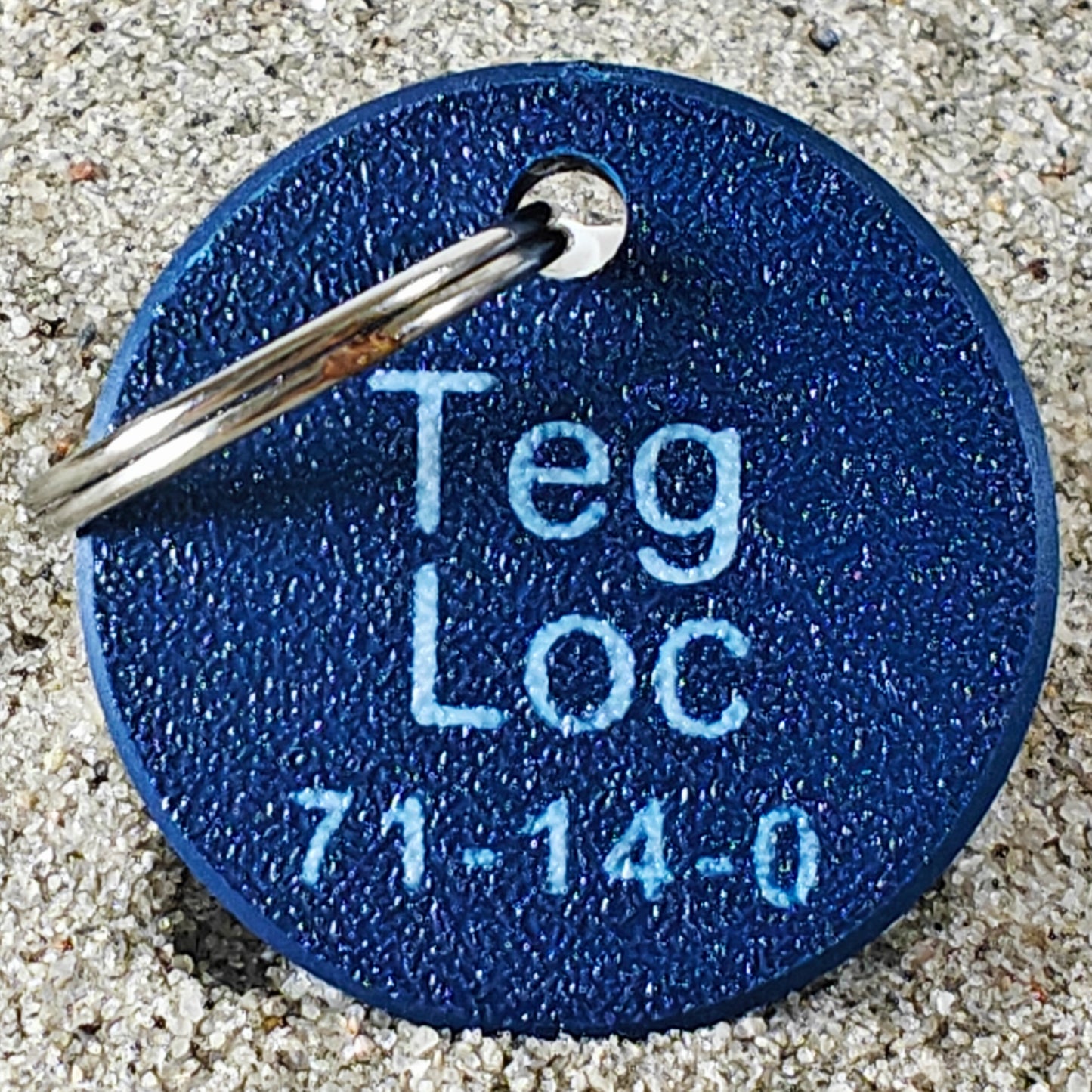 Rückseite des TEGs 71-14 - Bundesland Sachsen-Anhalt 2026 im Sand