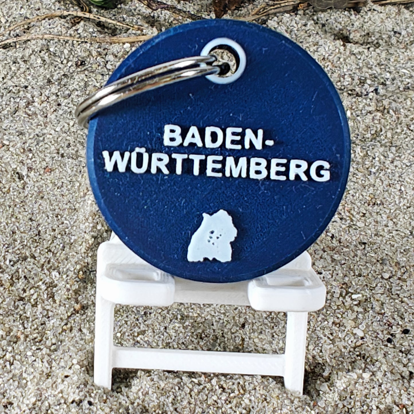 Vorderseite des TEGs 71-1 - Bundesland Baden-Württemberg 2026 im Liegestuhl im Sand