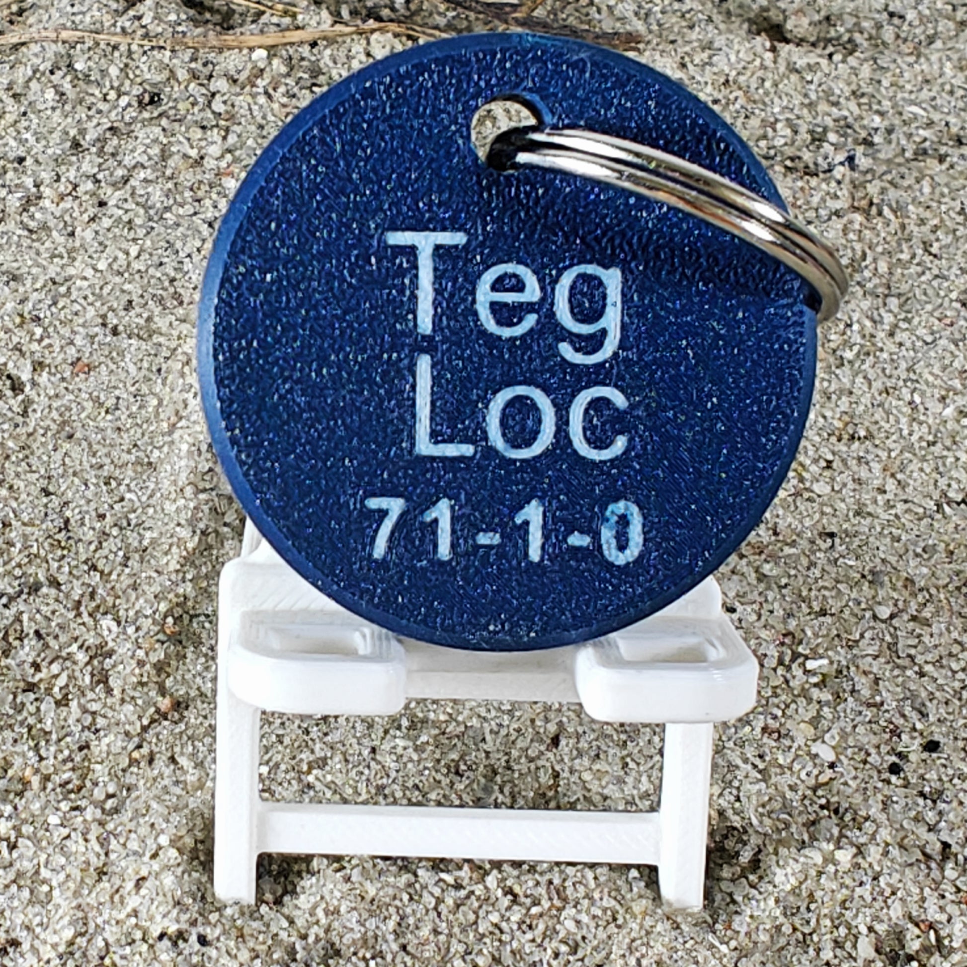 Rückseite des TEGs 71-1 - Bundesland Baden-Württemberg 2026 im Liegestuhl im Sand