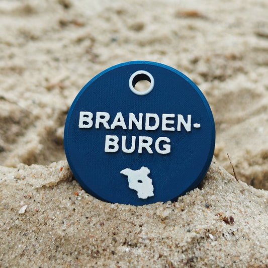 Vorderseite des TEGs 71-4 - Bundesland Brandenburg 2026 im Sand